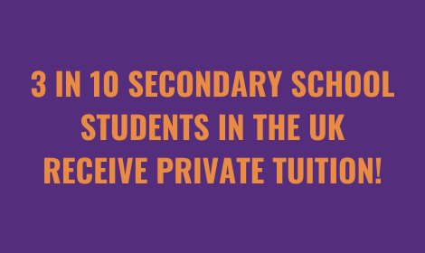 3 In 10 Secondary School Students Receive Private Tuition! | Tutorwiz